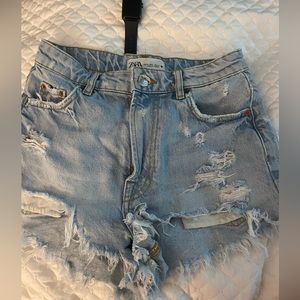 Zara jean shorts